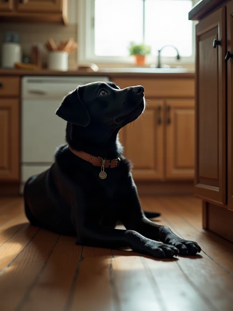 A dog