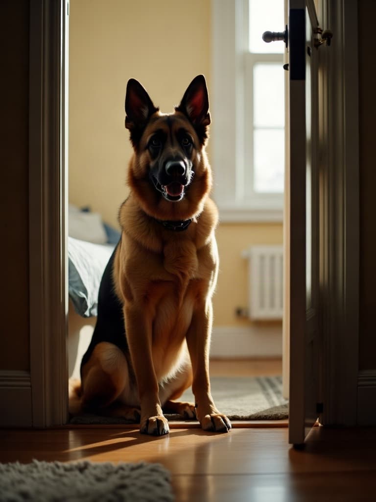 A dog