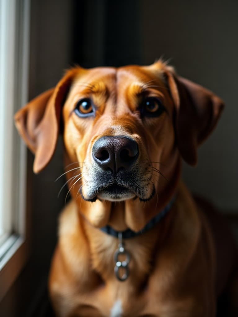 A dog